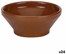 Tigela Raimundo Sopa Barro Cozido Cerâmica Castanho (16 cm) (24 Unidades)