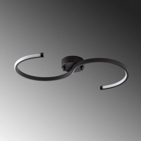 Chandelier Es – Preto – 25x51x5 cm