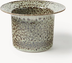 Vaso artesanal com esmalte reativo Balou, Alt 19 cm