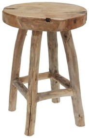 443166 H&S Collection Banco 42 cm madeira de teca