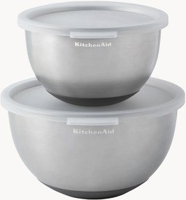 Taças de mistura com tampas KitchenAid, conjunto de 2