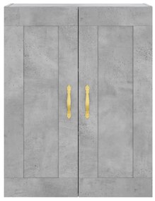 Armário alto 69,5x34x180 cm derivados de madeira cinza cimento