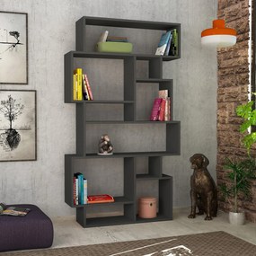 Estante Karmato – Antracite – 96x168,5x25,5 cm