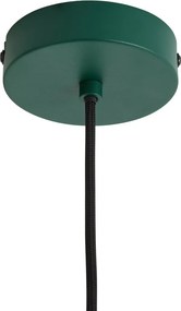 Candeeiro pendente retro verde com vidro verde - Giselle