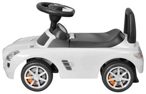 Carro para crianças a pedais branco
