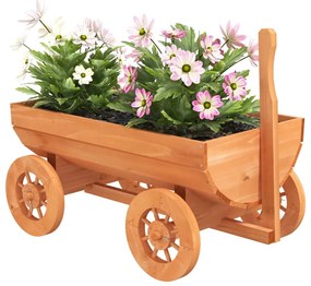 Vagão decorativo 70x43x54 cm madeira de abeto maciça