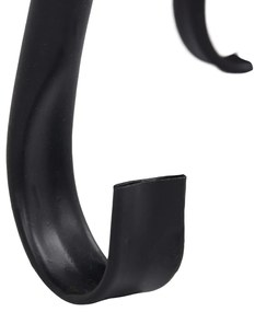 Mesa braseira em mosaico 68 cm cerâmica preto e branco