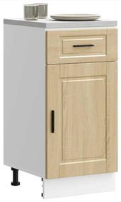 vidaXL Armário base de cozinha Porto derivados madeira carvalho sonoma
