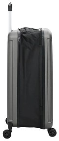 Mala Dobrável Casco Duro 24'' Cinza Escura 43x27x66 cm ABS