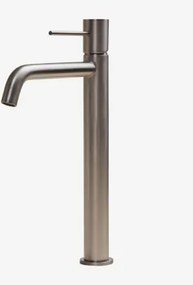 Torneira De Lavatório Em Latão Orveta ↑30 Cm & Cinzento Escovado - Sklum