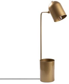 Candeeiro de Mesa Pot – Dourado – 12 x 27 x 64 cm