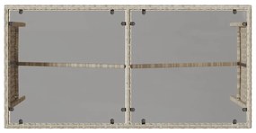 3 pcs conjunto de jantar p/ jardim c/ almofadões cinzento claro