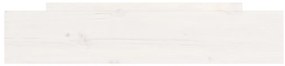 Gavetas de cama 2 pcs madeira de pinho maciça branco