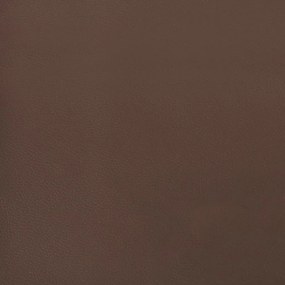 Painel parede 12 pcs 30x30cm couro artificial 0,54 m² castanho