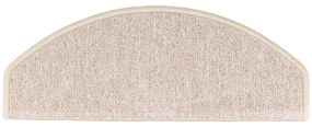 Tapetes de escada 15 pcs 65x24x4 cm cinzento-acastanhado