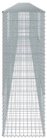 Cesto gabião com cobertura 1100x50x150 cm ferro galvanizado