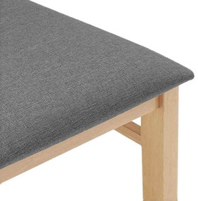 Cadeiras de jantar com almofadões 2 pcs madeira maciça