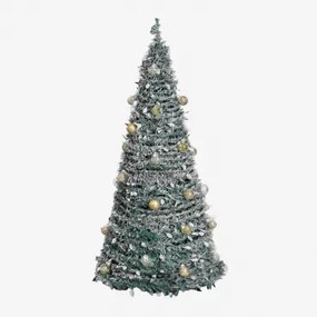 Árvore De Natal Dobrável Com Luzes Led Taimy ↑150 Cm & Dourado - Sklum