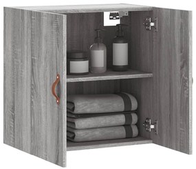Armário de parede 60x31x60 cm derivados madeira cinzento sonoma