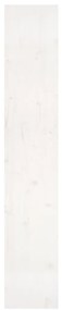 Estante/divisória 80x30x167,4 cm madeira de pinho maciça branco