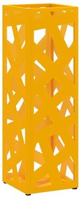Suporte para Guarda-Chuva Amarelo Mostarda Metal Médio Elegante