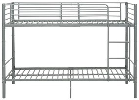 Beliche 90x200 cm metal cinzento