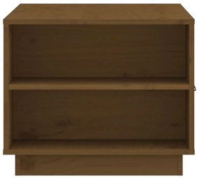 Mesa de centro 100x50x41 cm pinho maciço castanho mel