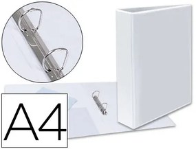 Pasta Canguru Esselte 2 Argolas Mistos de 40mm Din A4 Plástico Branco