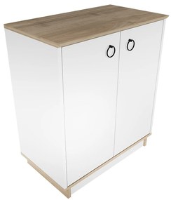 Console Nuanse – Branco Nogueira – 72x83,1x42 cm