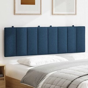 Almofadão de cabeceira 160 cm tecido azul