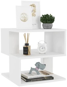 Mesa de apoio 40x40x40 cm derivados de madeira branco