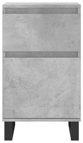 Aparadores 2 pcs 40x35x70 cm derivados de madeira cinza cimento