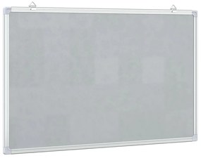 Quadro branco magnético 100x60x1,7 cm alumínio