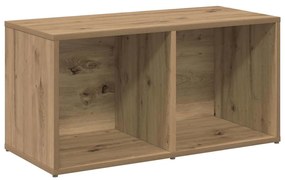 Conjunto de móvel de TV com prateleira 4 pcs Carvalho Artesanal