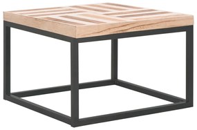 vidaXL Mesa de centro 50x50x33,5 cm madeira maciça