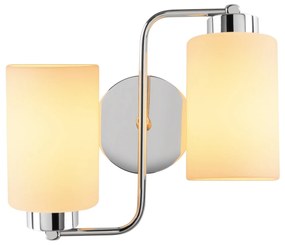 Candeeiro de Parede Balcova – Prateado – 32 cm