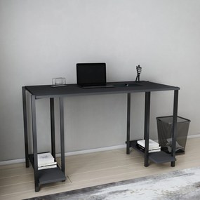 Secretária Academy – Preto Antracite – 125,2 cm x 60 cm x 73,8 cm