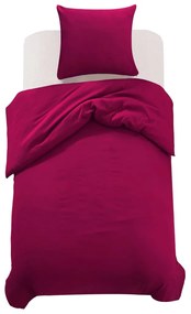 vidaXL Conjunto capa edredão 155x220/80x80 cm bordô