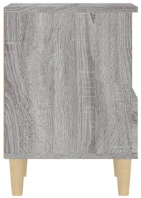 Mesas de cabeceira 2 pcs 40x35x50 cm cinzento sonoma