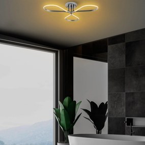 Candeeiro de Teto Damla – Cromado – 68 cm x 14 cm