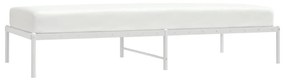 Estrutura de cama metal 90x200 cm branco