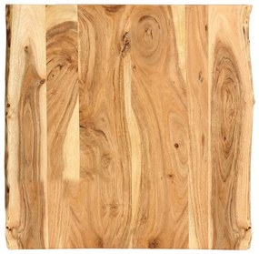 286327 vidaXL Tampo de mesa 58x(50-60)x2,5 cm madeira de acácia maciça