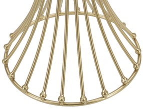 MESA DE APOIO CENTUR Ø 40X82 CM DOURADA