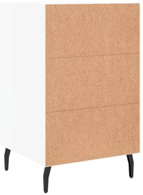 Mesa de cabeceira 40x40x66 cm derivados de madeira branco
