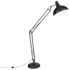 LED Candeeiro de pé inteligente preto ajustável com Wi-Fi A60 - Hobby Retro