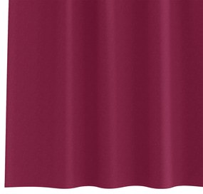Cortinas opacas 2 pcs vermelho tinto 225 x 140 cm Poliéster