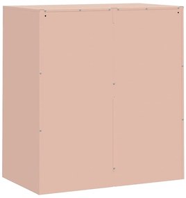 Aparador 67x39x73 cm aço rosa