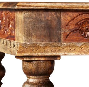 Mesa de centro madeiras mangueira/acácia maciças 110x60x38cm