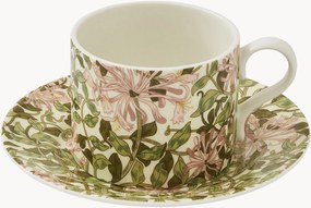 Chávena de chá e pires em porcelana Honeysuckle