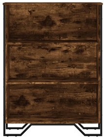 Estante 80x31x106 cm derivados de madeira carvalho fumado